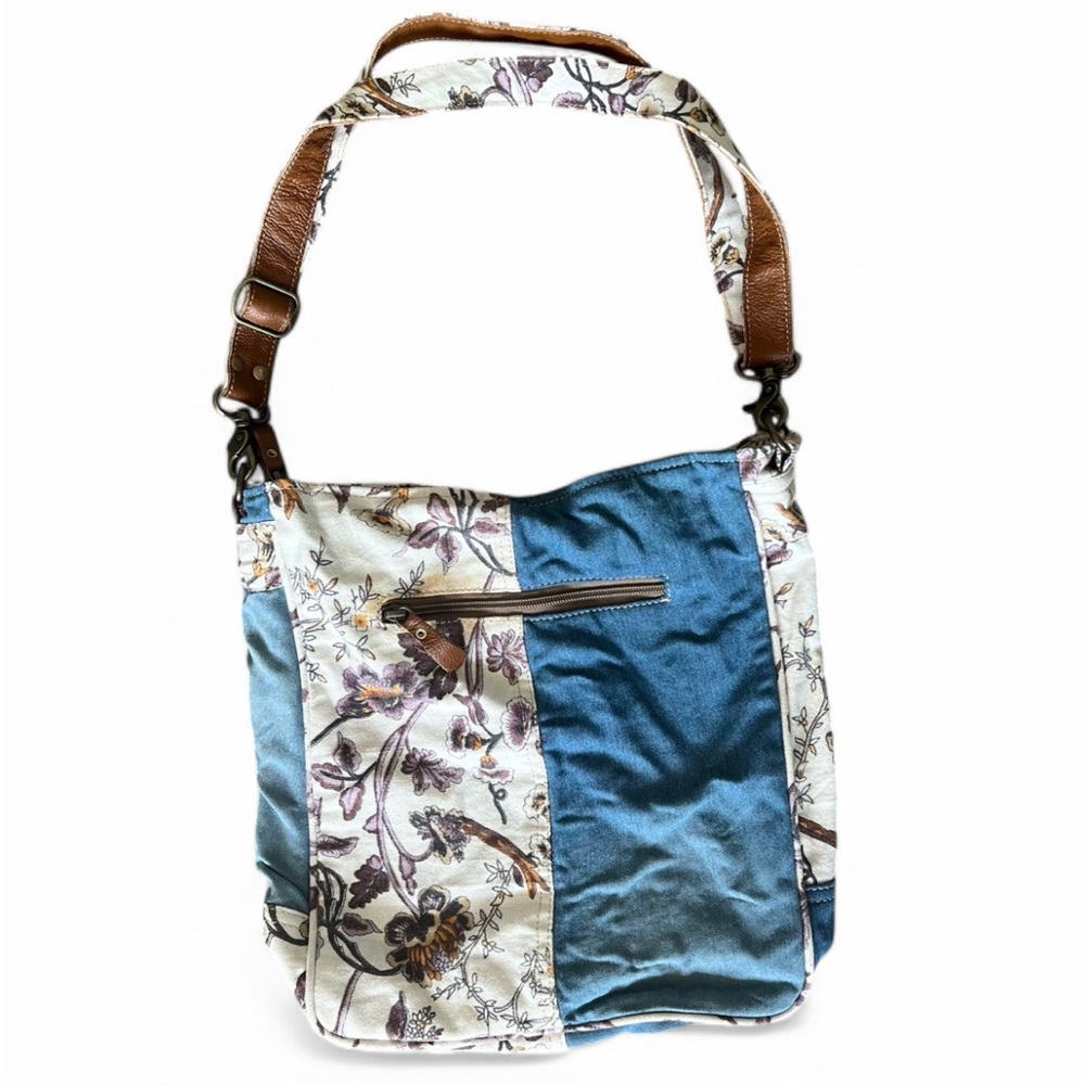 Patchwork Floral Denim Myra Bag - image 3